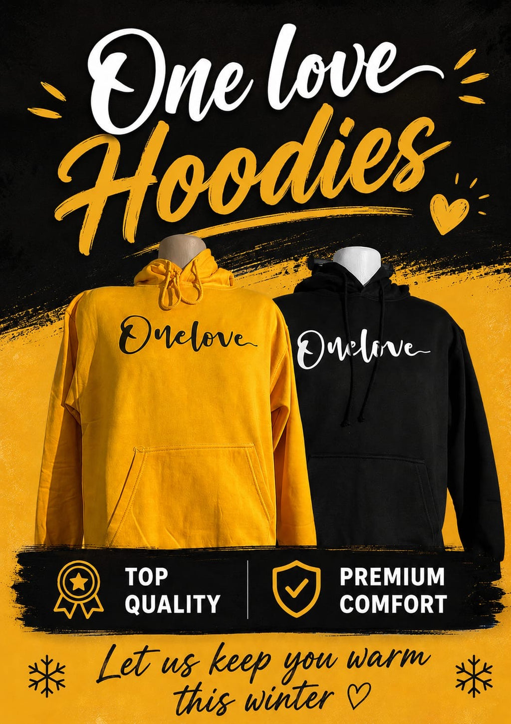One Love Hoodie Pullover