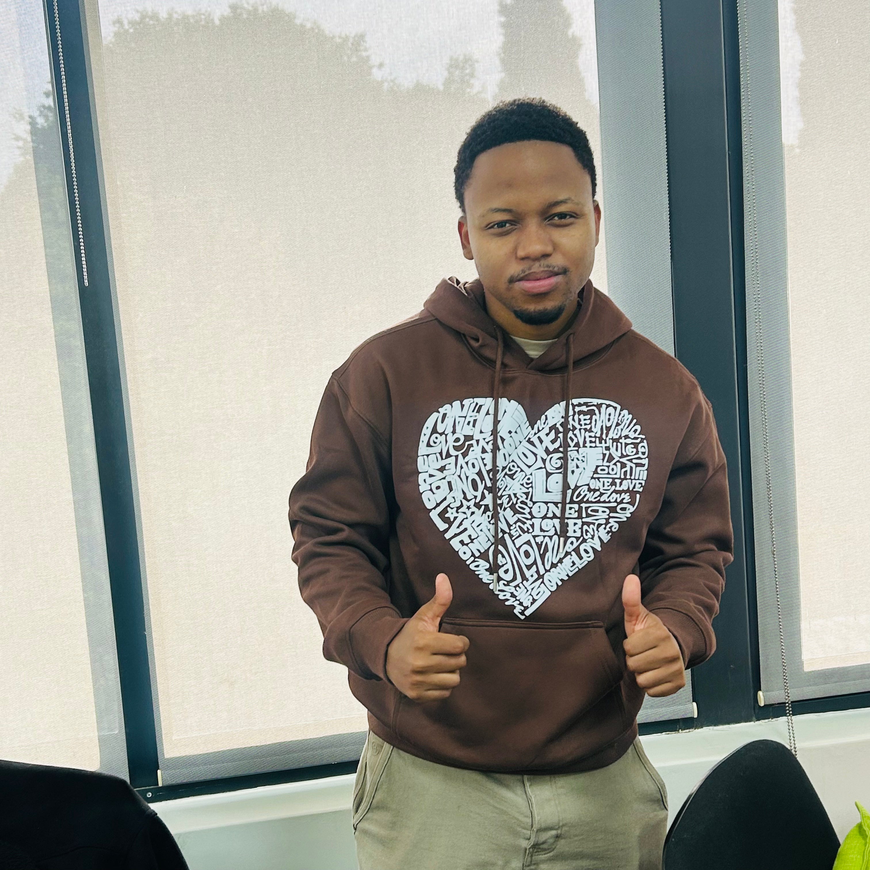 One Love Hoodie Pullover