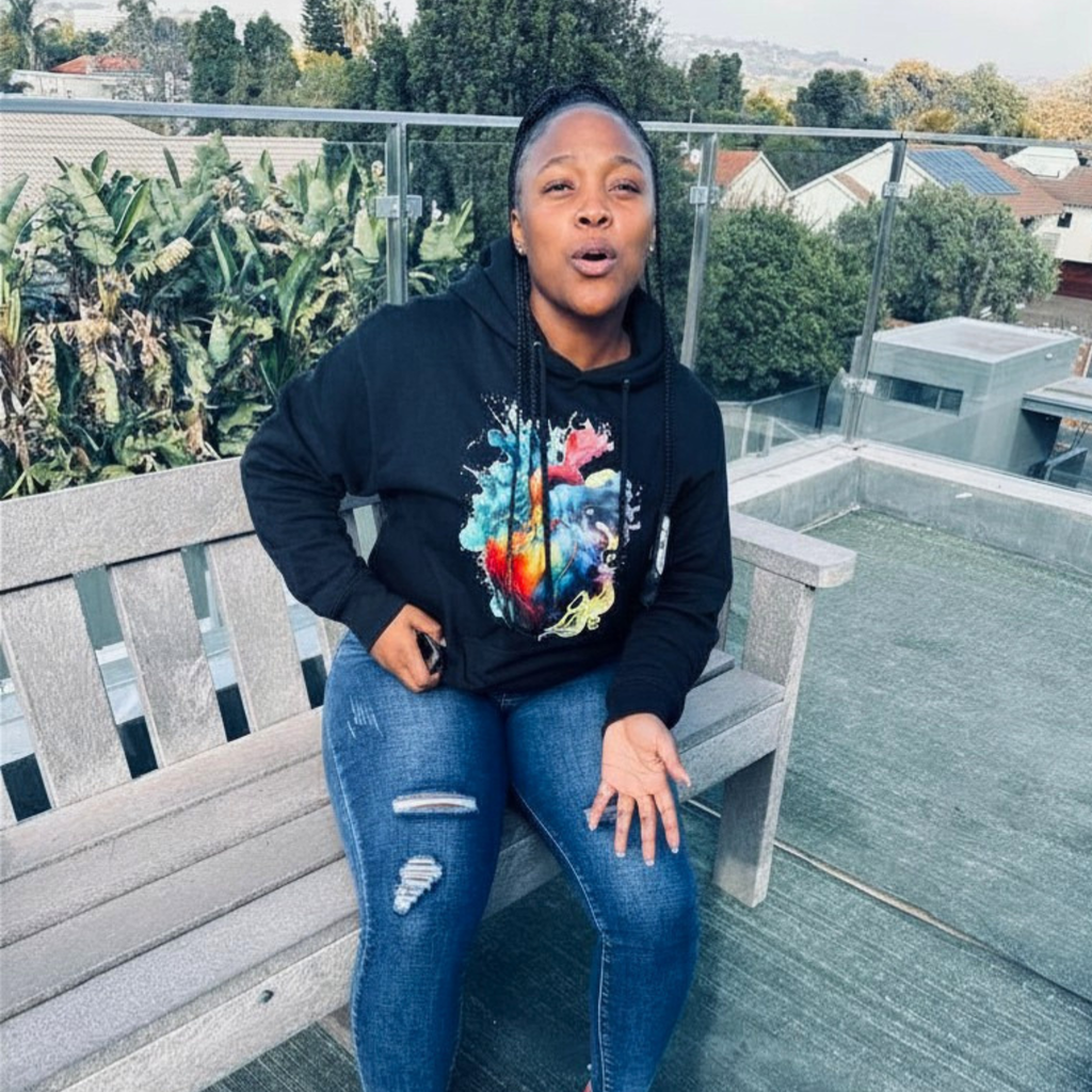 One Love Heart Graphic Pullover Hoodie