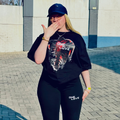 One Love Oversized Tee & Leggings Set