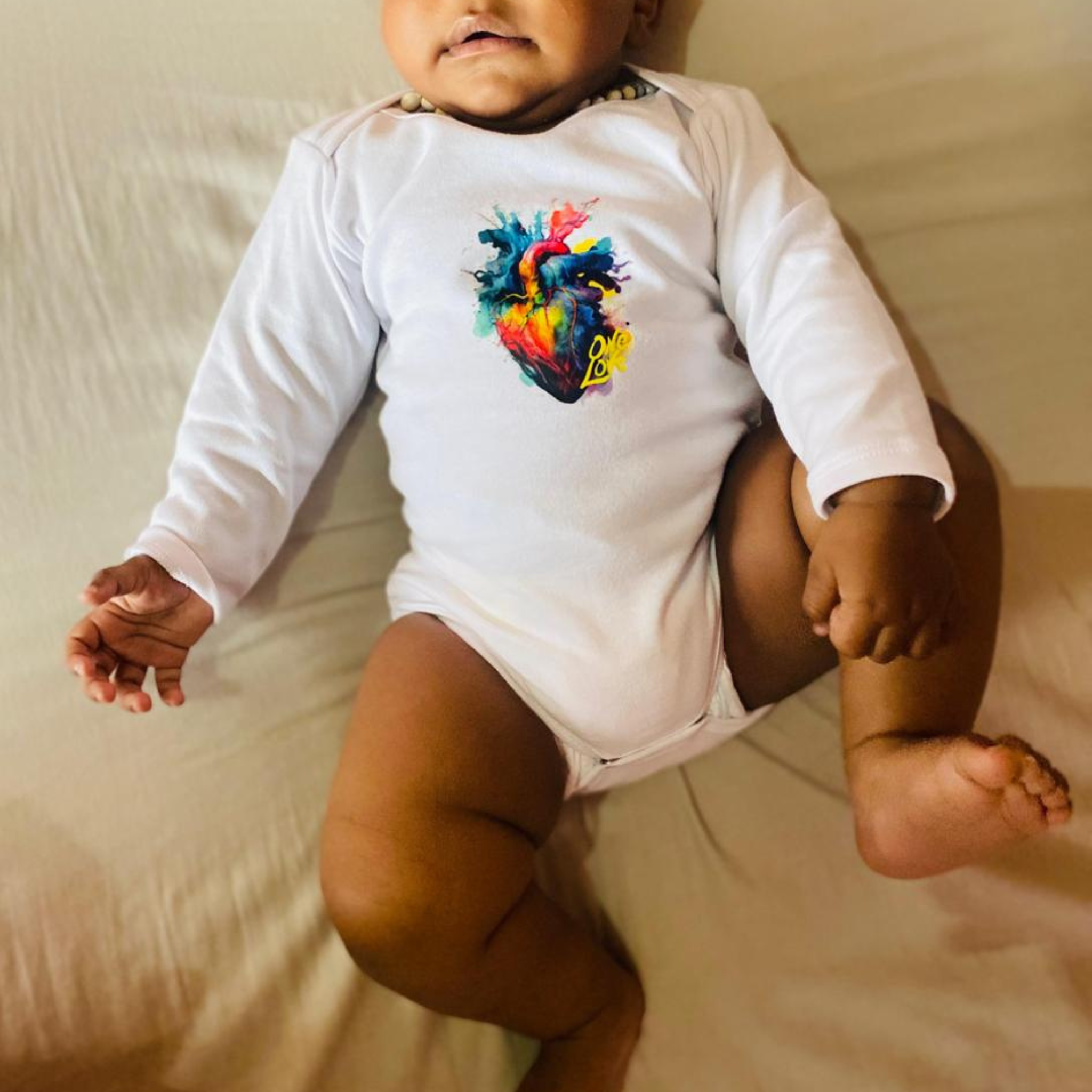One Love Baby Long Sleeve Bodysuit