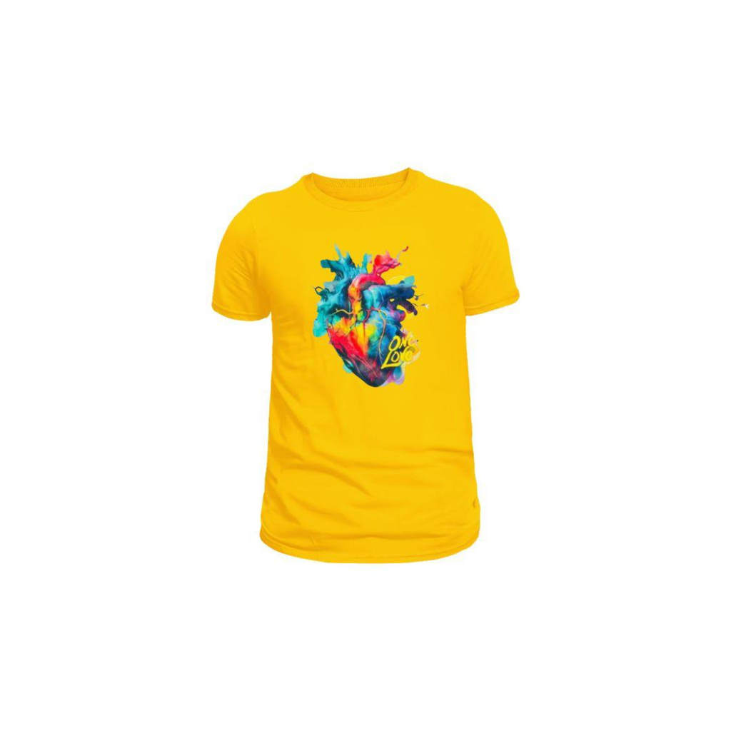One Love Heart Graphic Unisex T-Shirt