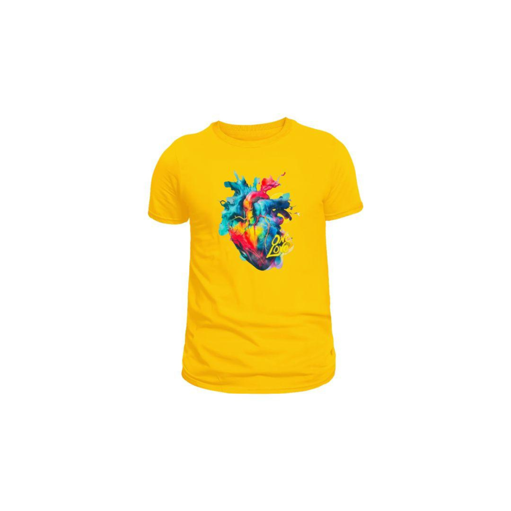 One Love Heart Graphic Unisex T-Shirt