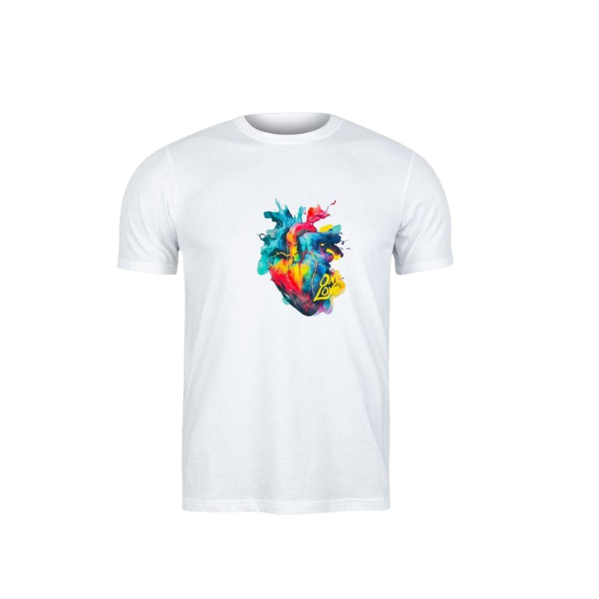 One Love Heart Graphic Unisex T-Shirt