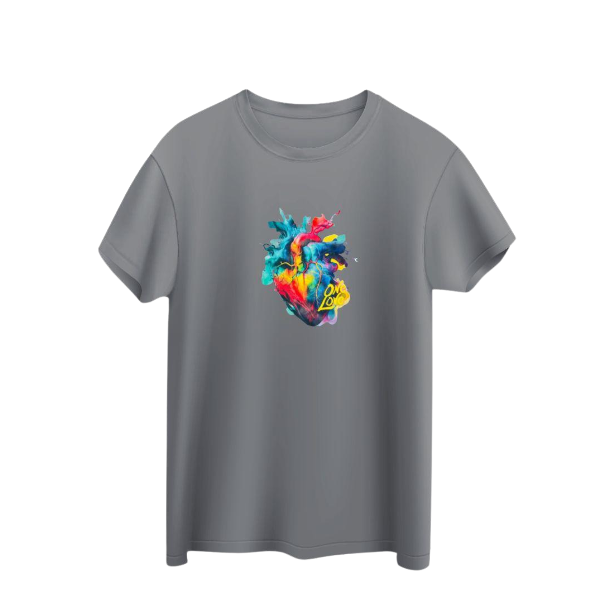 One Love Heart Graphic Unisex T-Shirt