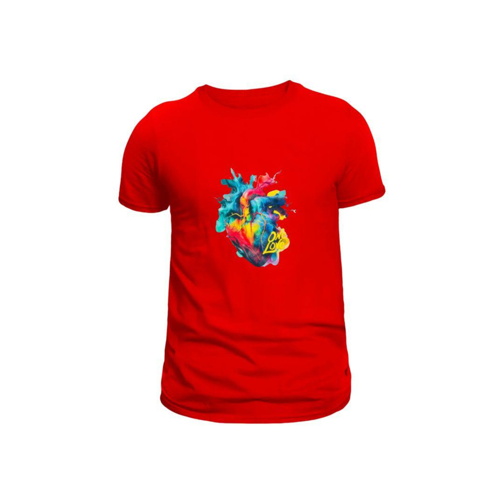 One Love Heart Graphic Unisex T-Shirt