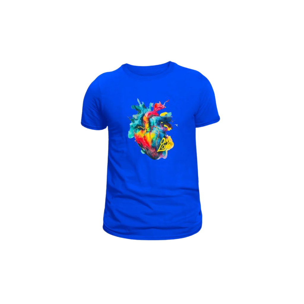 One Love Heart Graphic Unisex T-Shirt