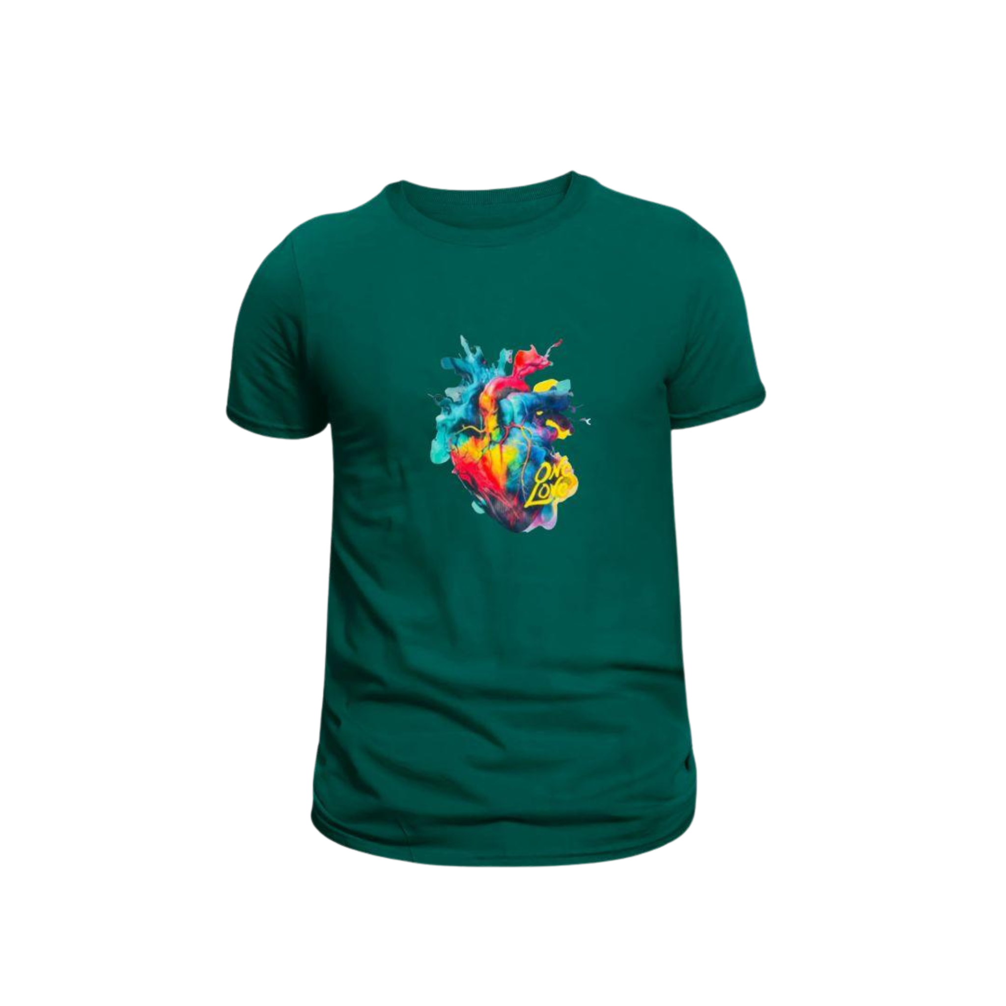 One Love Heart Graphic Unisex T-Shirt