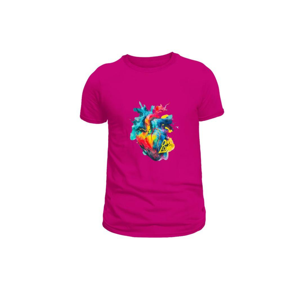 One Love Heart Graphic Unisex T-Shirt